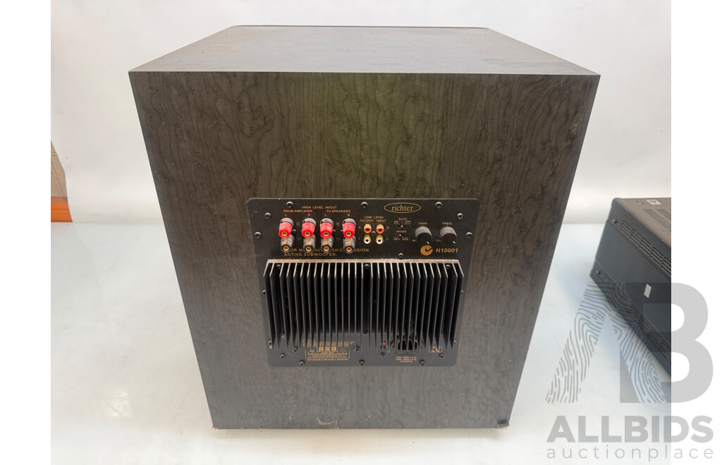 Home Stereo System - Onkyo TX-SR603 AV Receiver + Oppo Blu Ray Player + Denon 5 Disc Cd Player + Denon AVR-5800 + 4x Richter Tall Speakers