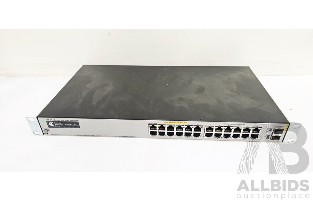 HPE (J9983A) OfficeConnect 1820 Series PoE+ 24-Port Gigabit Ethernet Switch
