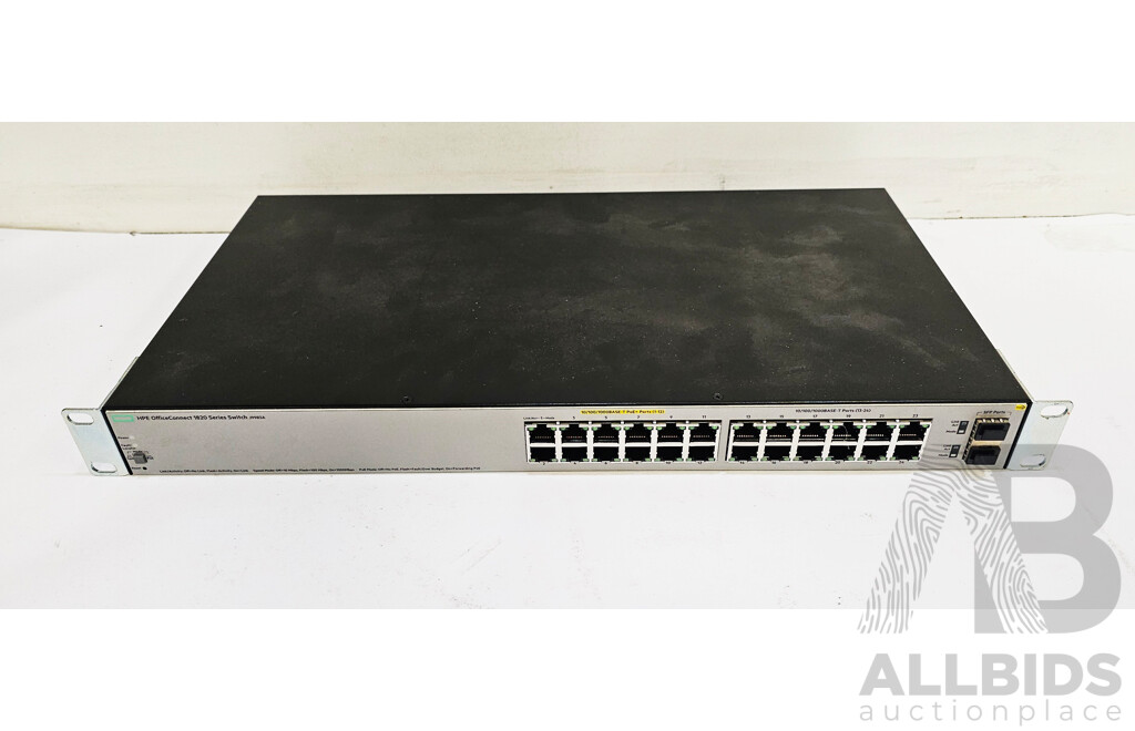 HPE (J9983A) OfficeConnect 1820 Series PoE+ 24-Port Gigabit Ethernet Switch