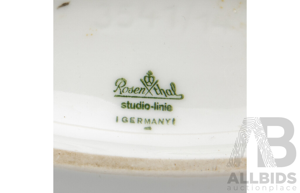 Collection Mid Century Ceramic Pieces Including Bjorn Wiinblad x Rosenthal Bird Pot & Rooster Vase, Kaj Franck for Arabia Teapot, Two Poole Pottery Trios and More