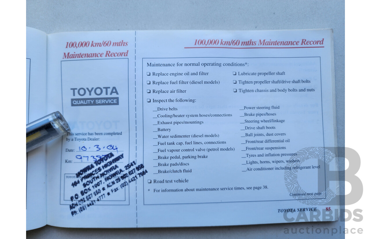 8/2002 Toyota Landcruiser Prado GXL (4x4) KZJ95R 4d Wagon White / Gold 3.0L