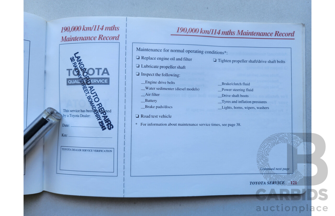 8/2002 Toyota Landcruiser Prado GXL (4x4) KZJ95R 4d Wagon White / Gold 3.0L