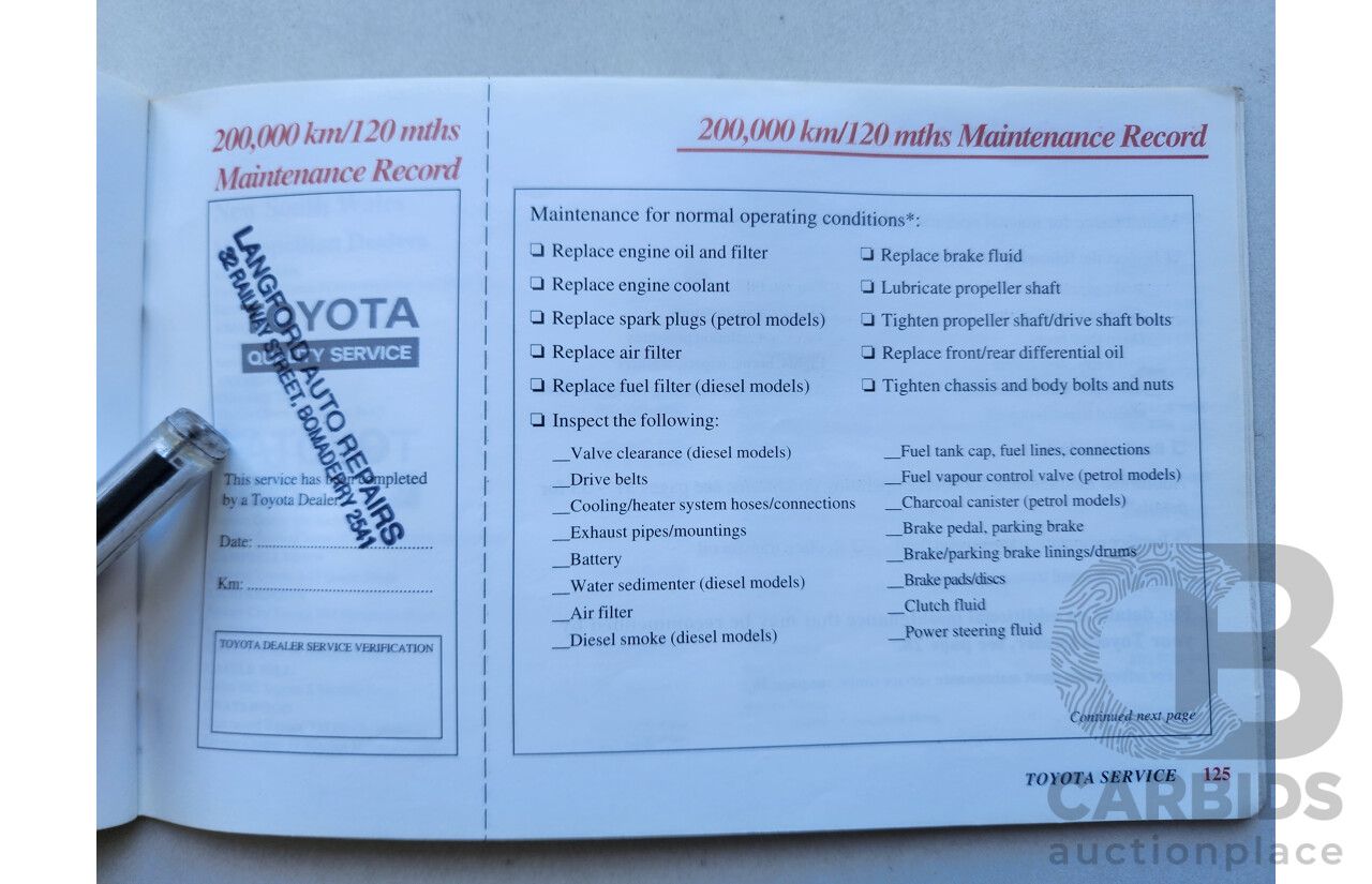 8/2002 Toyota Landcruiser Prado GXL (4x4) KZJ95R 4d Wagon White / Gold 3.0L