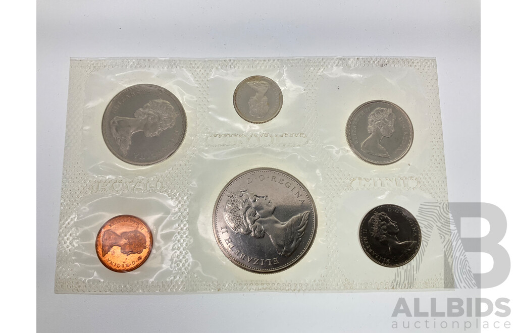 Canada 1965 Six UNC Coin Set