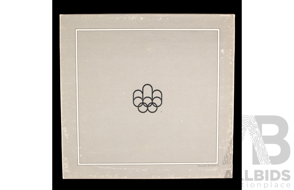 Canada 1976 Four Silver Proof Coin Set, Montreal Olympic Games .925