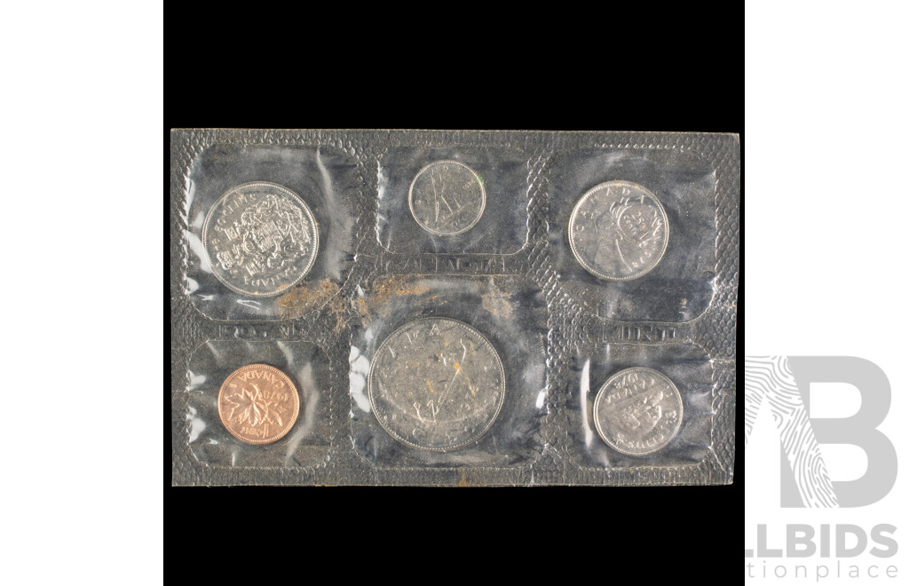 Canada 1978 Six UNC Coin Set