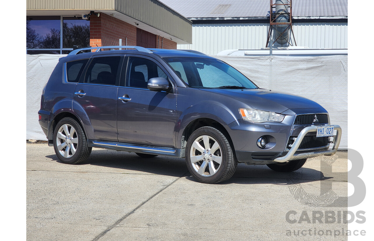 4/2010 Mitsubishi Outlander VR-X ZH MY10 4d Wagon Grey 3.0L