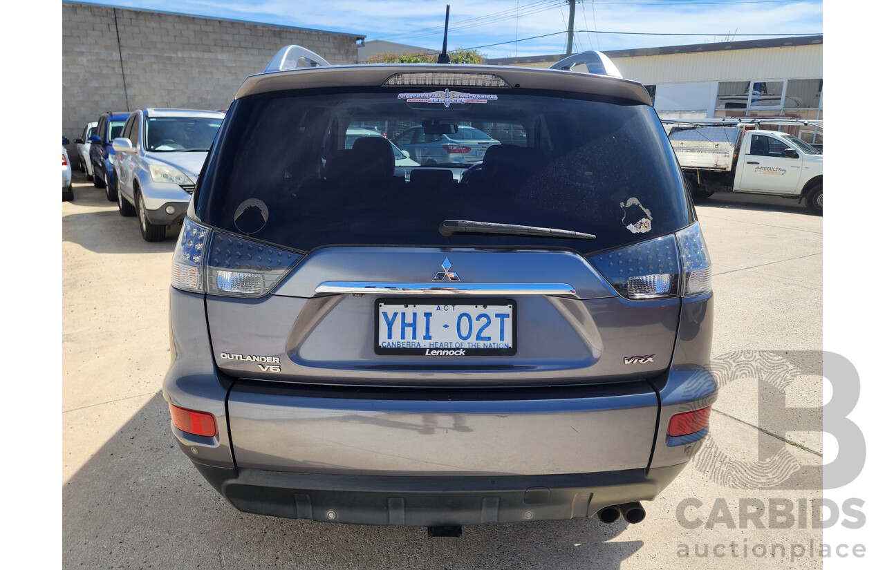 4/2010 Mitsubishi Outlander VR-X ZH MY10 4d Wagon Grey 3.0L