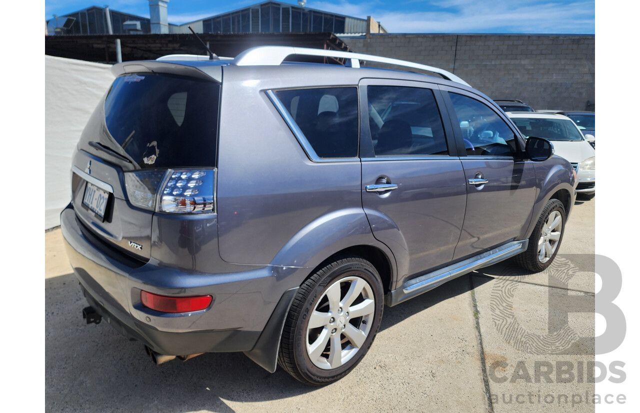 4/2010 Mitsubishi Outlander VR-X ZH MY10 4d Wagon Grey 3.0L