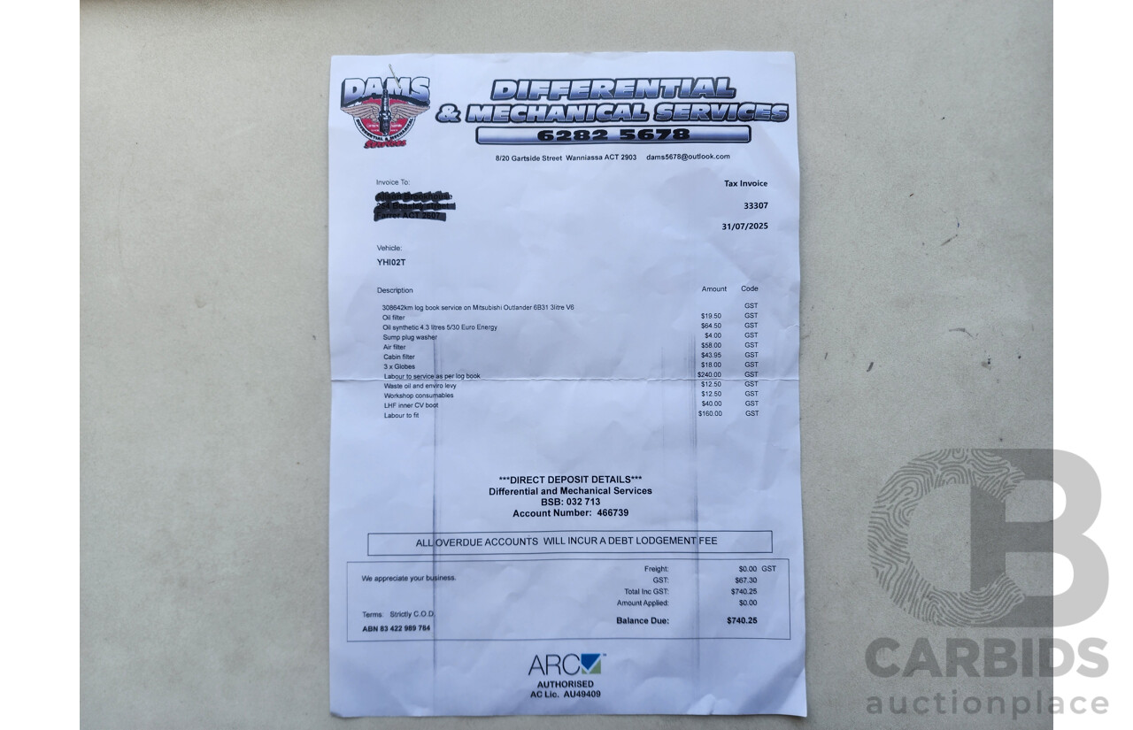 4/2010 Mitsubishi Outlander VR-X ZH MY10 4d Wagon Grey 3.0L