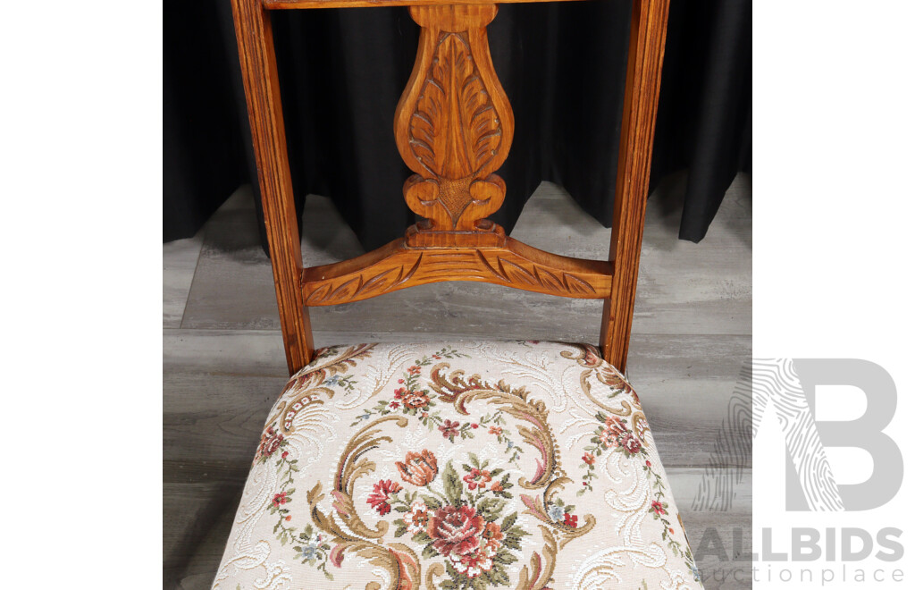 Set of Three Various Late Edwardian Dining Chairs