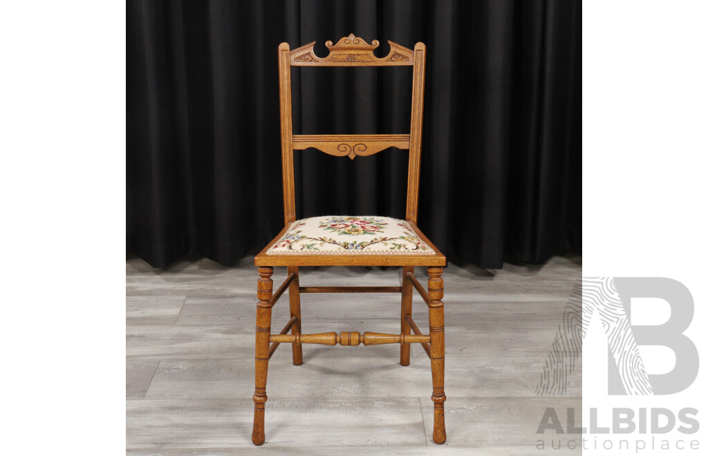 Late Edwardian Oak Sitting Room Chair