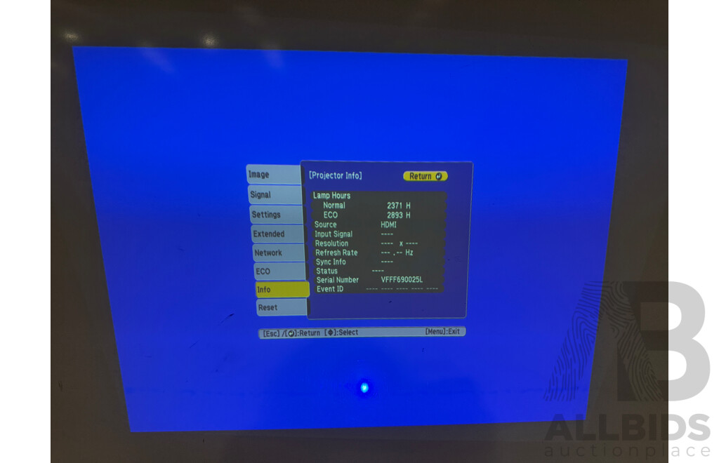 Epson EB-525W WXGA Short Throw Projector