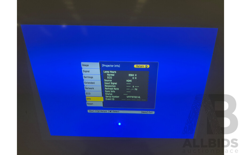 Epson EB-525W WXGA Short Throw Projector