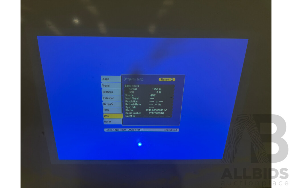 Epson EB-525W WXGA Short Throw Projector