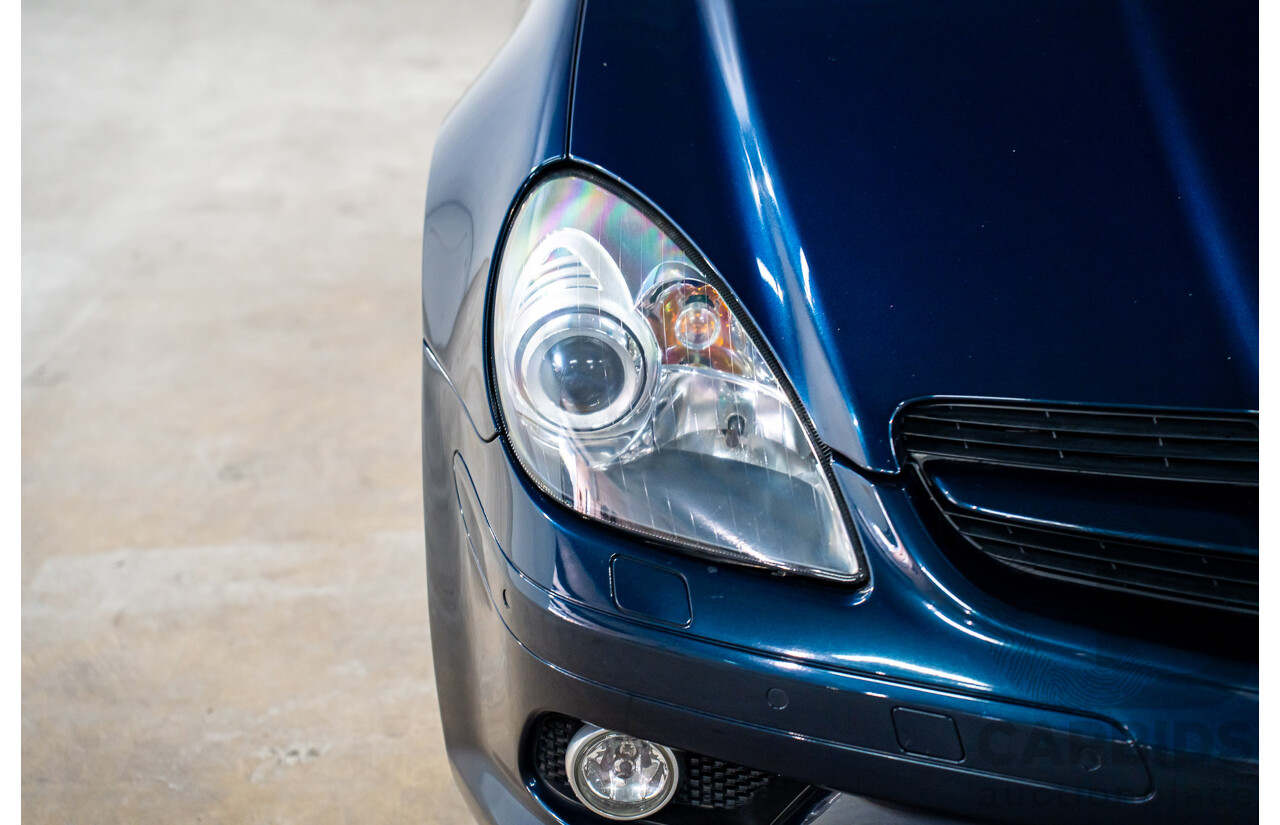 2/2008 Mercedes-Benz SLK 280 R171 07 Upgrade 2d Convertible Benotoite Blue Metallic V6 3.0L
