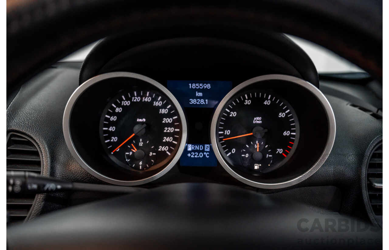 2/2008 Mercedes-Benz SLK 280 R171 07 Upgrade 2d Convertible Benotoite Blue Metallic V6 3.0L