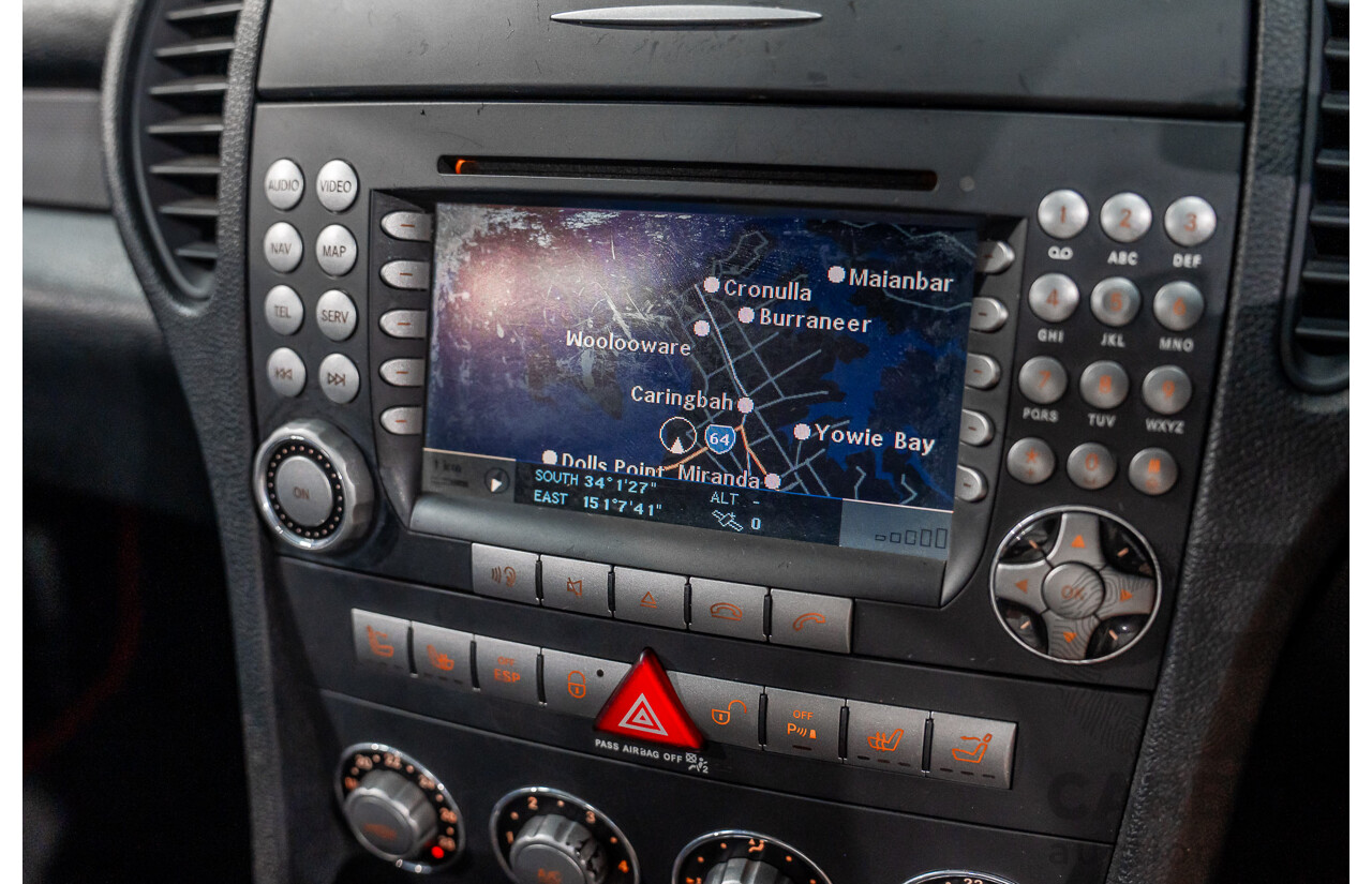 2/2008 Mercedes-Benz SLK 280 R171 07 Upgrade 2d Convertible Benotoite Blue Metallic V6 3.0L