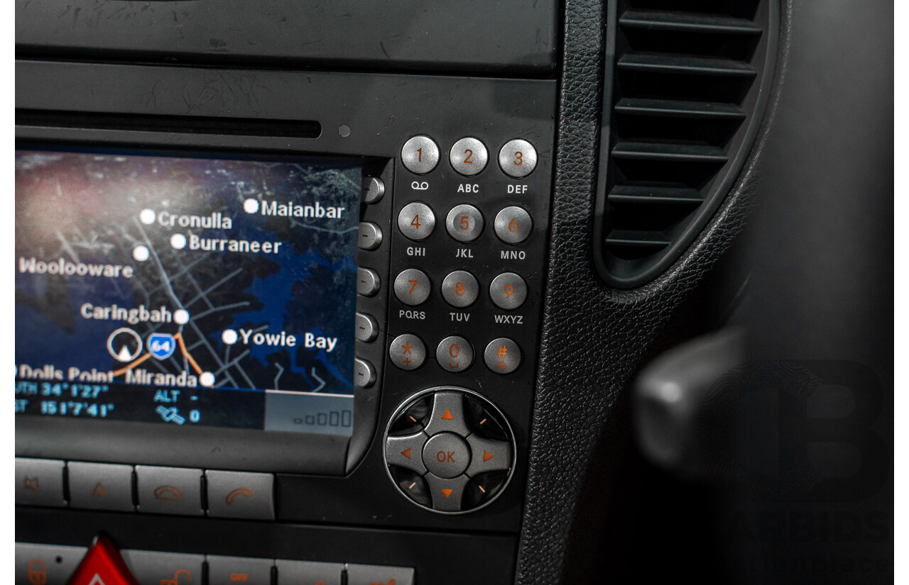 2/2008 Mercedes-Benz SLK 280 R171 07 Upgrade 2d Convertible Benotoite Blue Metallic V6 3.0L