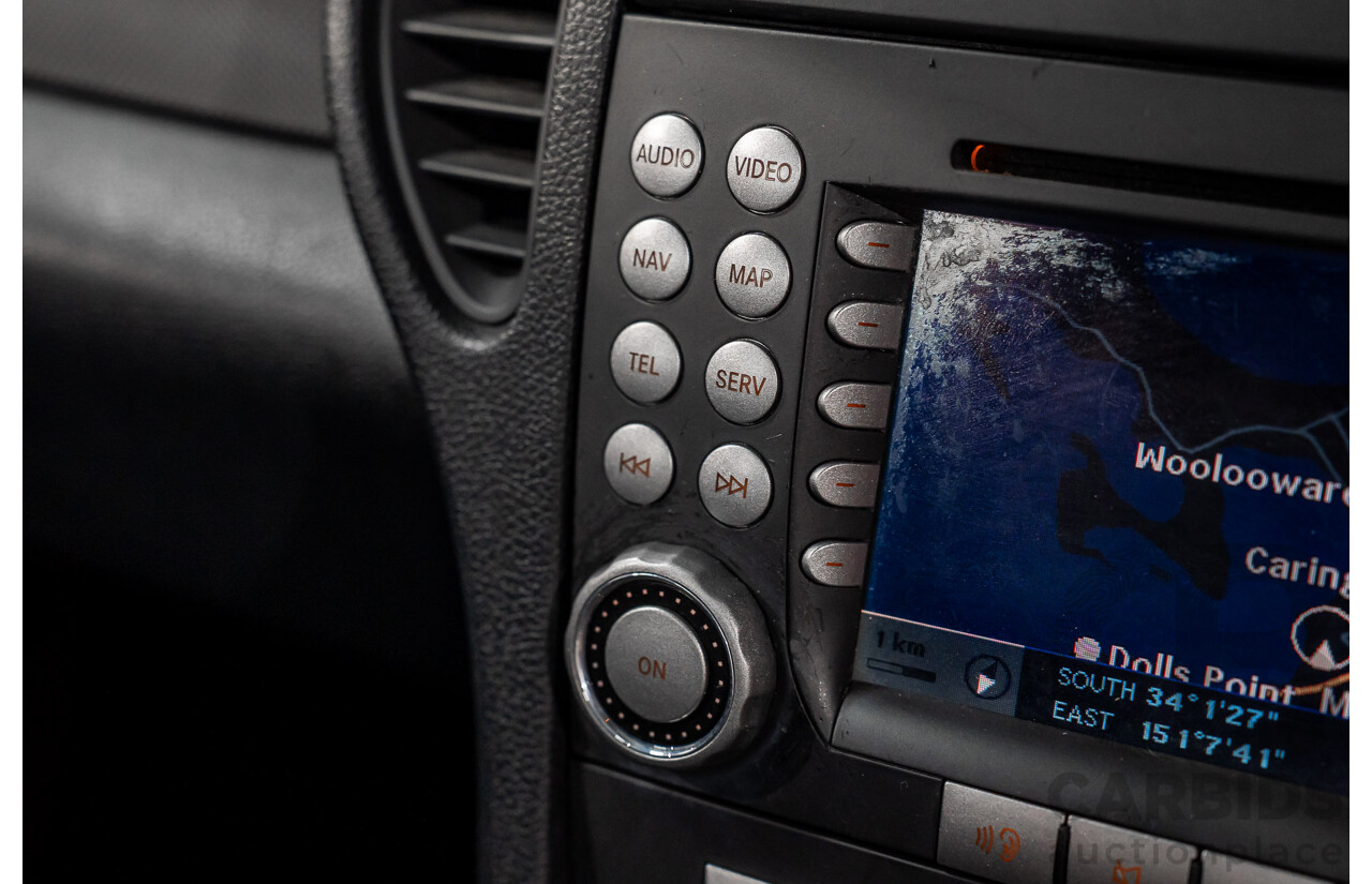 2/2008 Mercedes-Benz SLK 280 R171 07 Upgrade 2d Convertible Benotoite Blue Metallic V6 3.0L