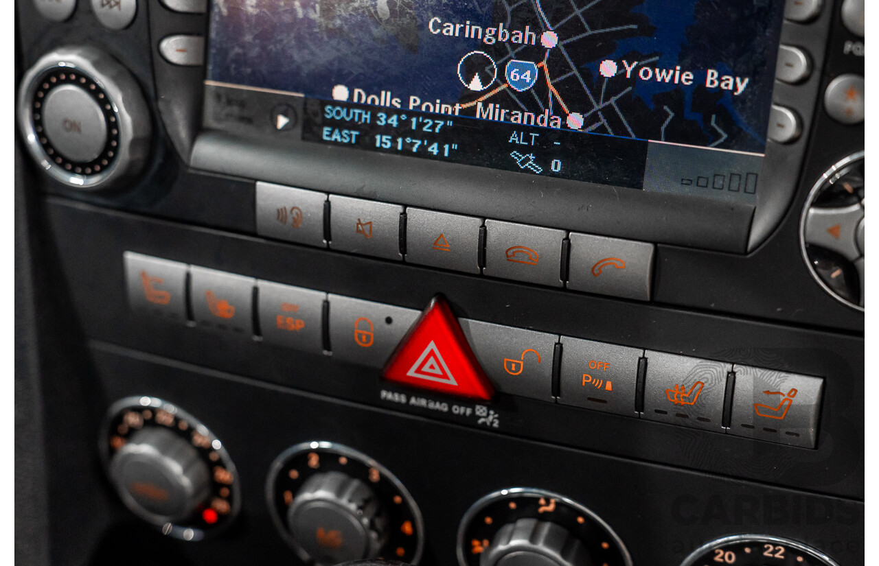 2/2008 Mercedes-Benz SLK 280 R171 07 Upgrade 2d Convertible Benotoite Blue Metallic V6 3.0L