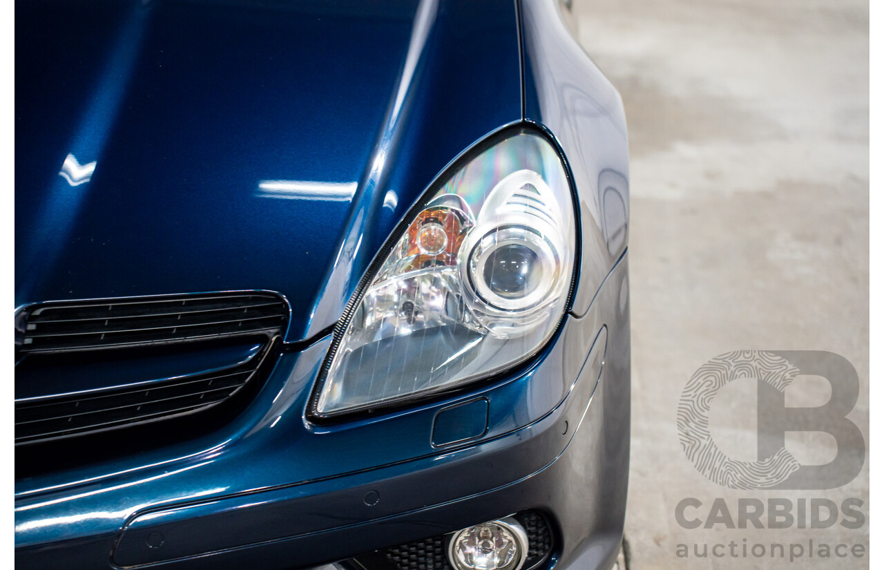 2/2008 Mercedes-Benz SLK 280 R171 07 Upgrade 2d Convertible Benotoite Blue Metallic V6 3.0L
