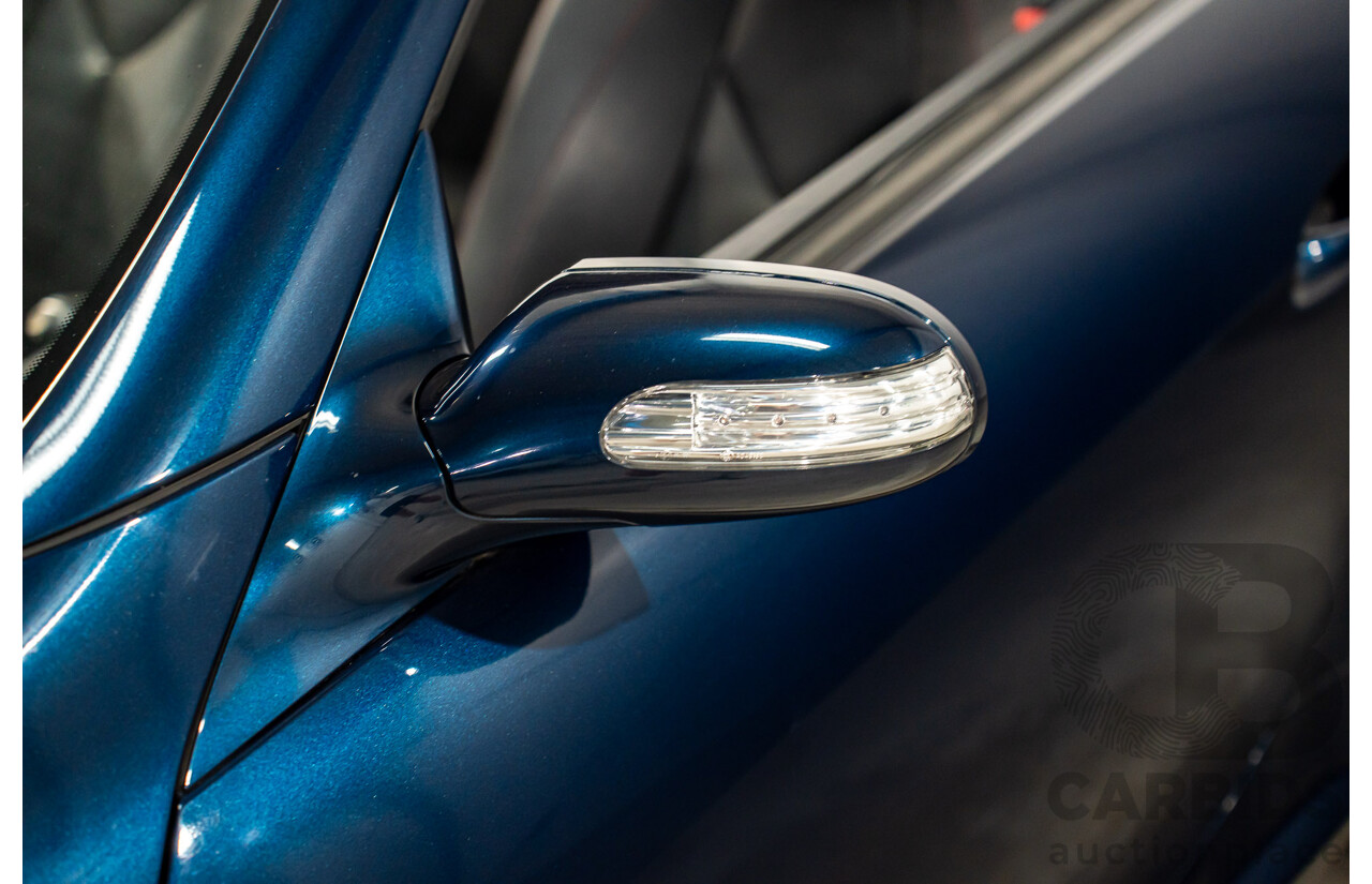 2/2008 Mercedes-Benz SLK 280 R171 07 Upgrade 2d Convertible Benotoite Blue Metallic V6 3.0L