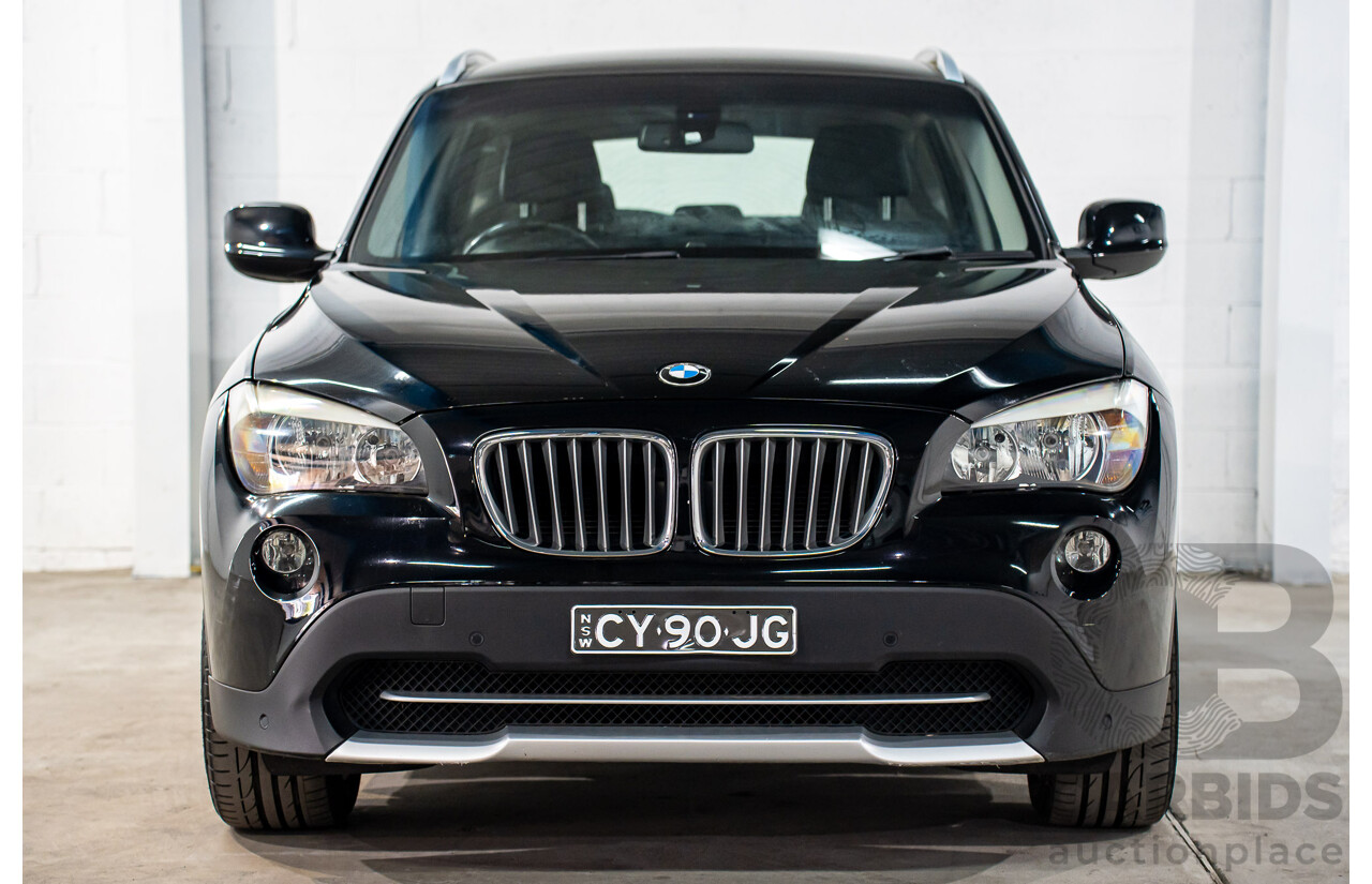 6/2010 BMW X1 xDrive23d E84 4d Wagon Schwartz Black Turbo Diesel 2.0L