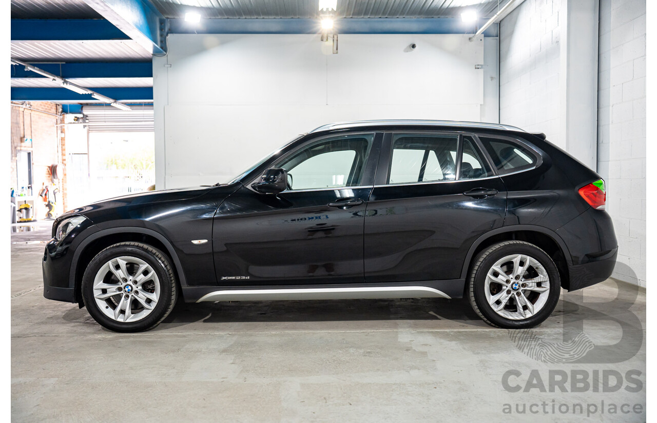 6/2010 BMW X1 xDrive23d E84 4d Wagon Schwartz Black Turbo Diesel 2.0L