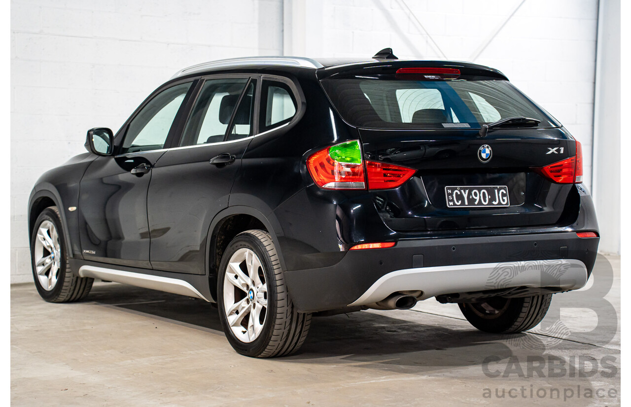 6/2010 BMW X1 xDrive23d E84 4d Wagon Schwartz Black Turbo Diesel 2.0L