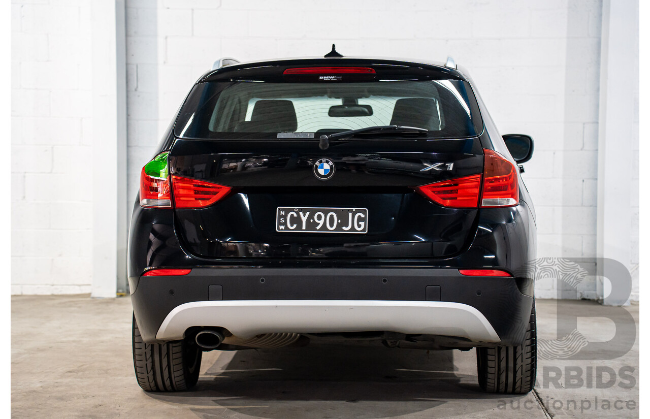 6/2010 BMW X1 xDrive23d E84 4d Wagon Schwartz Black Turbo Diesel 2.0L