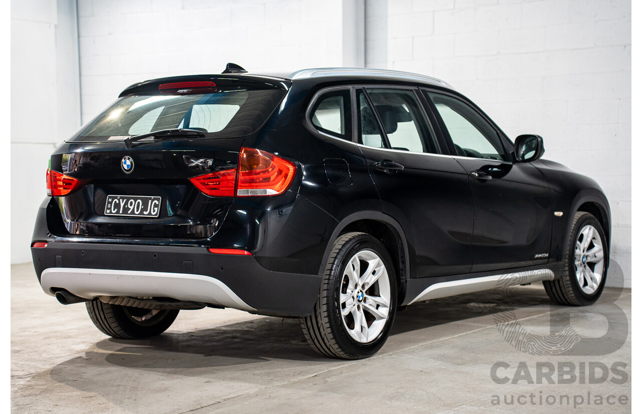 6/2010 BMW X1 xDrive23d E84 4d Wagon Schwartz Black Turbo Diesel 2.0L