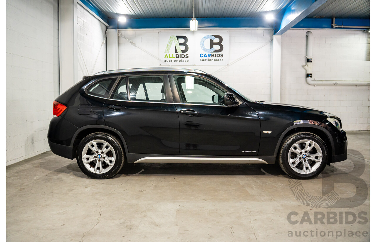 6/2010 BMW X1 xDrive23d E84 4d Wagon Schwartz Black Turbo Diesel 2.0L