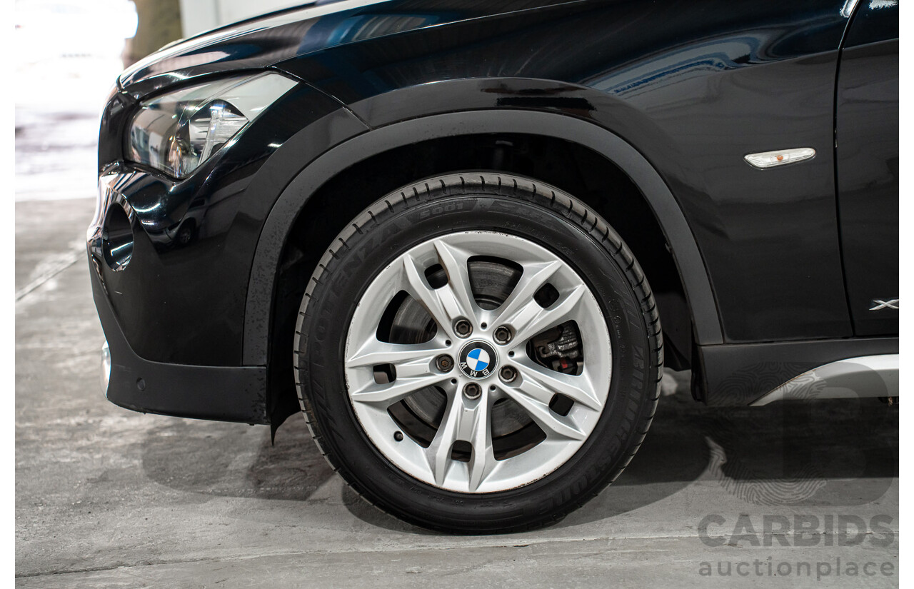6/2010 BMW X1 xDrive23d E84 4d Wagon Schwartz Black Turbo Diesel 2.0L