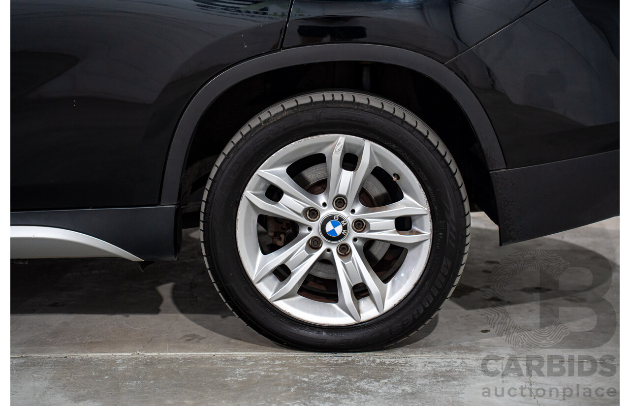 6/2010 BMW X1 xDrive23d E84 4d Wagon Schwartz Black Turbo Diesel 2.0L