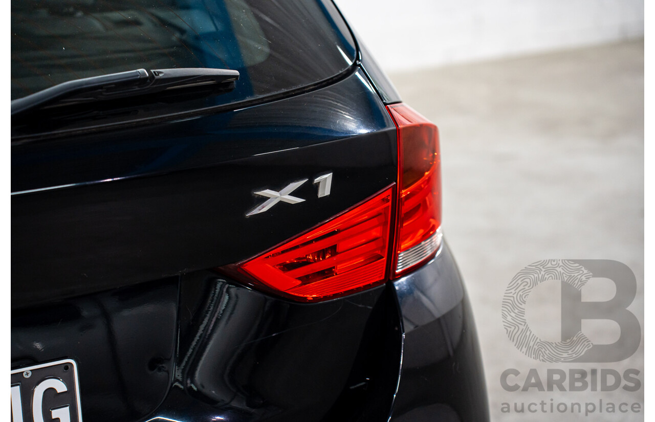 6/2010 BMW X1 xDrive23d E84 4d Wagon Schwartz Black Turbo Diesel 2.0L