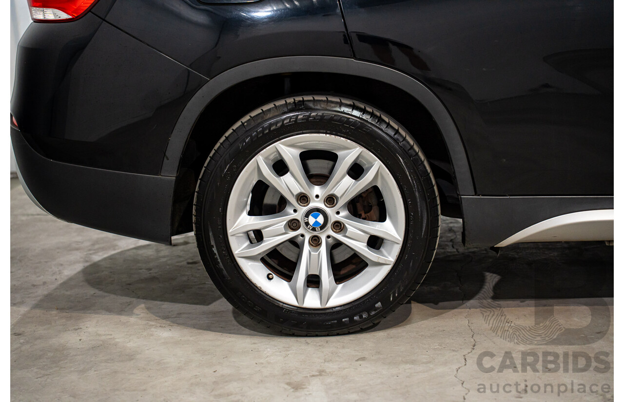 6/2010 BMW X1 xDrive23d E84 4d Wagon Schwartz Black Turbo Diesel 2.0L
