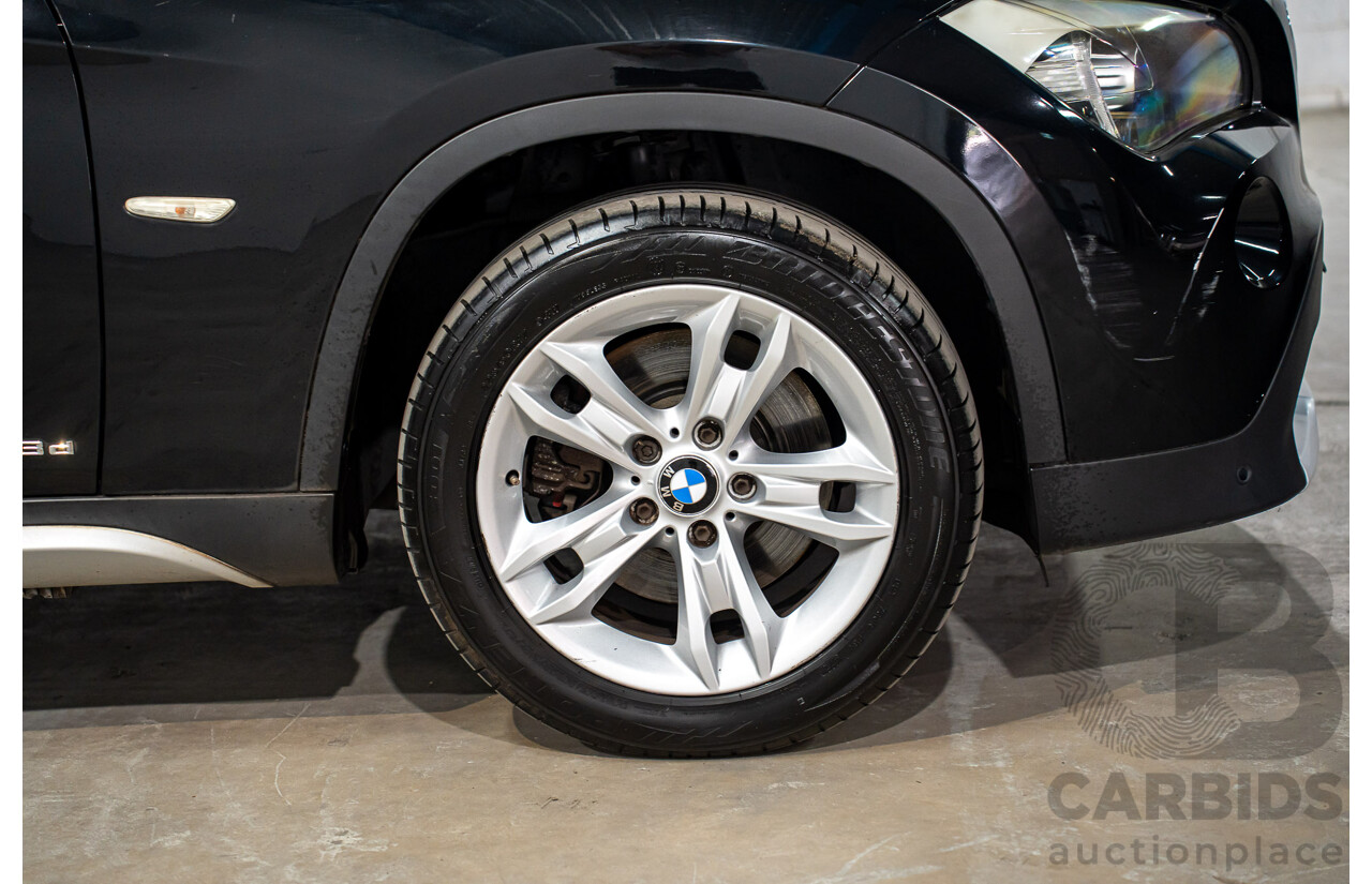 6/2010 BMW X1 xDrive23d E84 4d Wagon Schwartz Black Turbo Diesel 2.0L