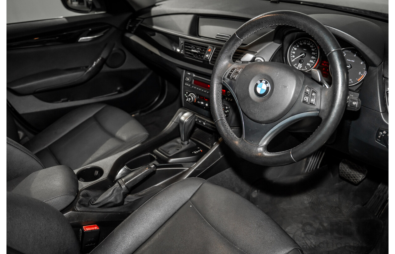 6/2010 BMW X1 xDrive23d E84 4d Wagon Schwartz Black Turbo Diesel 2.0L