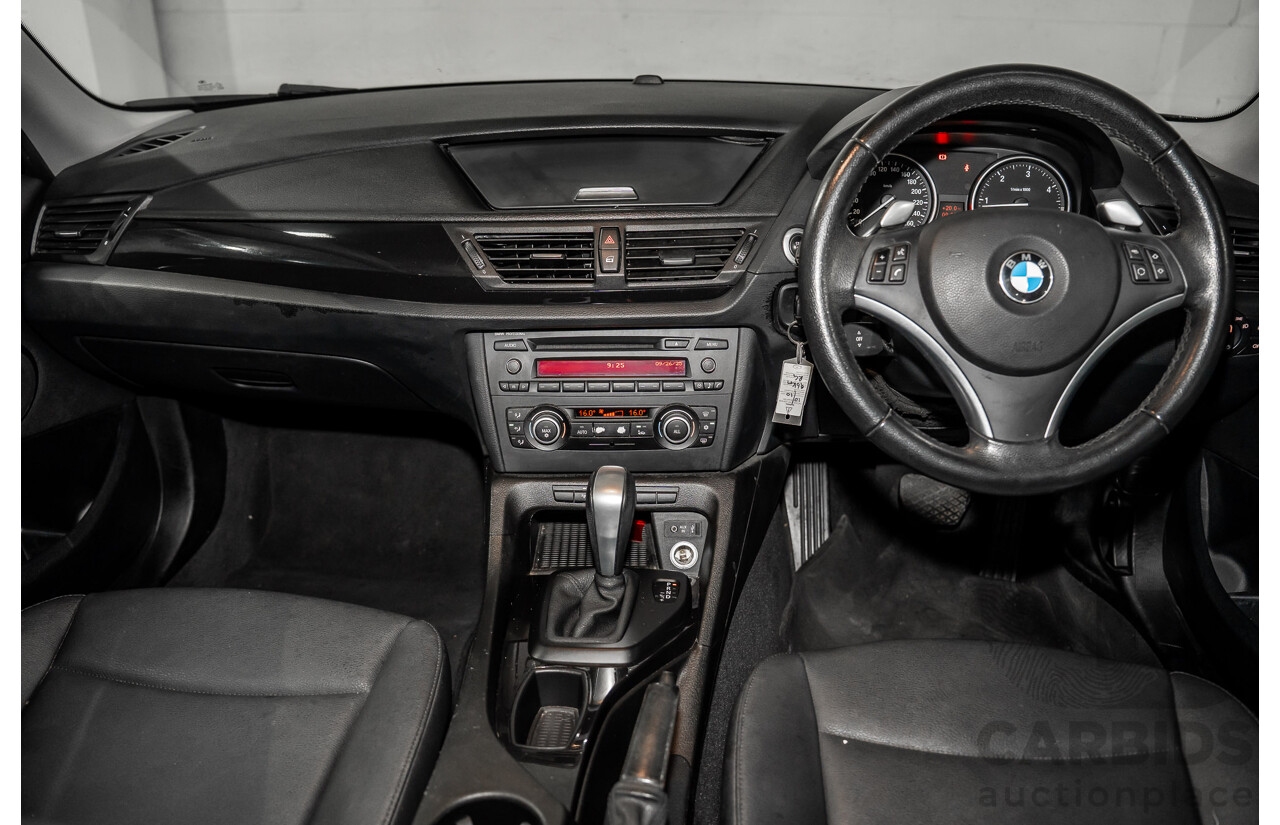 6/2010 BMW X1 xDrive23d E84 4d Wagon Schwartz Black Turbo Diesel 2.0L