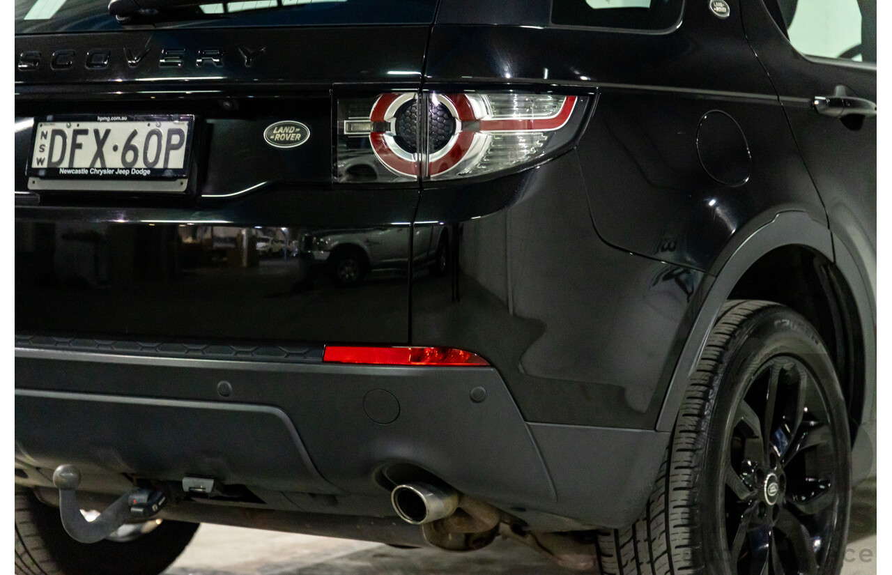 06/2016 Land Rover Discovery Sport TD4 HSE (AWD) LC MY16.5 4d Wagon Santorini Black Metallic Turbo Diesel 2.2L