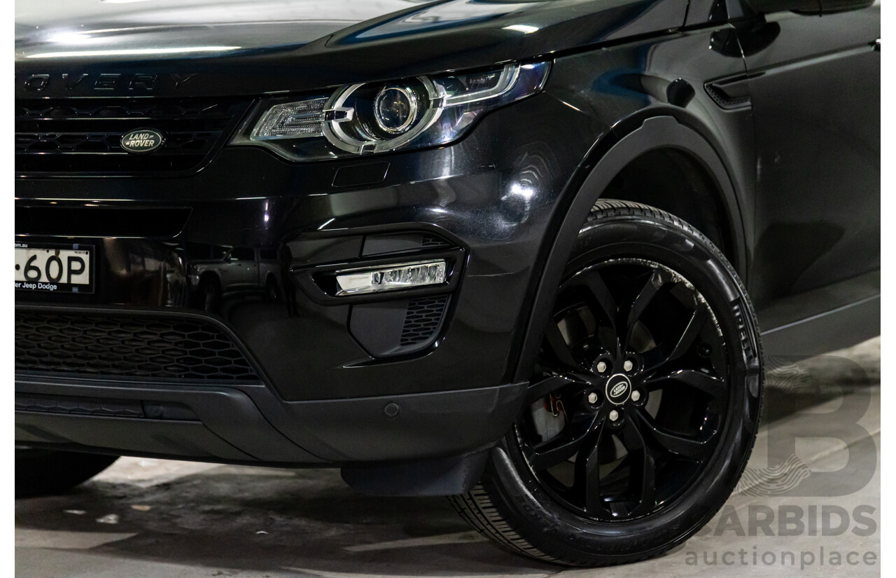 06/2016 Land Rover Discovery Sport TD4 HSE (AWD) LC MY16.5 4d Wagon Santorini Black Metallic Turbo Diesel 2.2L