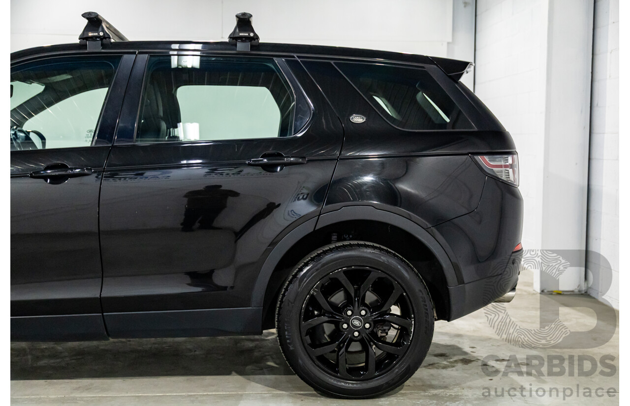 06/2016 Land Rover Discovery Sport TD4 HSE (AWD) LC MY16.5 4d Wagon Santorini Black Metallic Turbo Diesel 2.2L