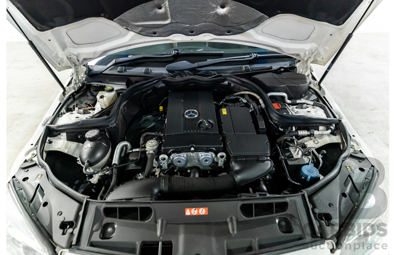 7/2009 Mercedes-Benz C200 Kompressor Avantgarde W204 4d Sedan Calcite White Supercharged 1.8L