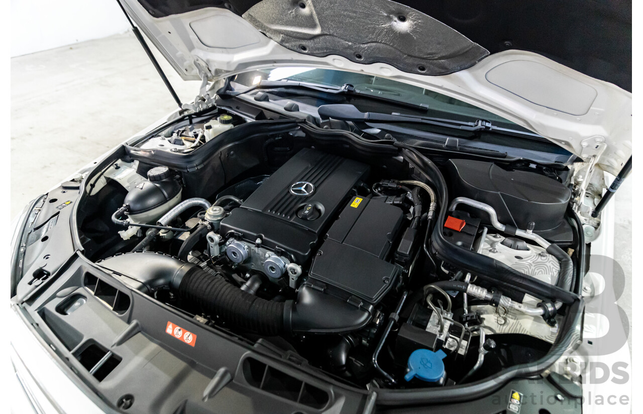 7/2009 Mercedes-Benz C200 Kompressor Avantgarde W204 4d Sedan Calcite White Supercharged 1.8L