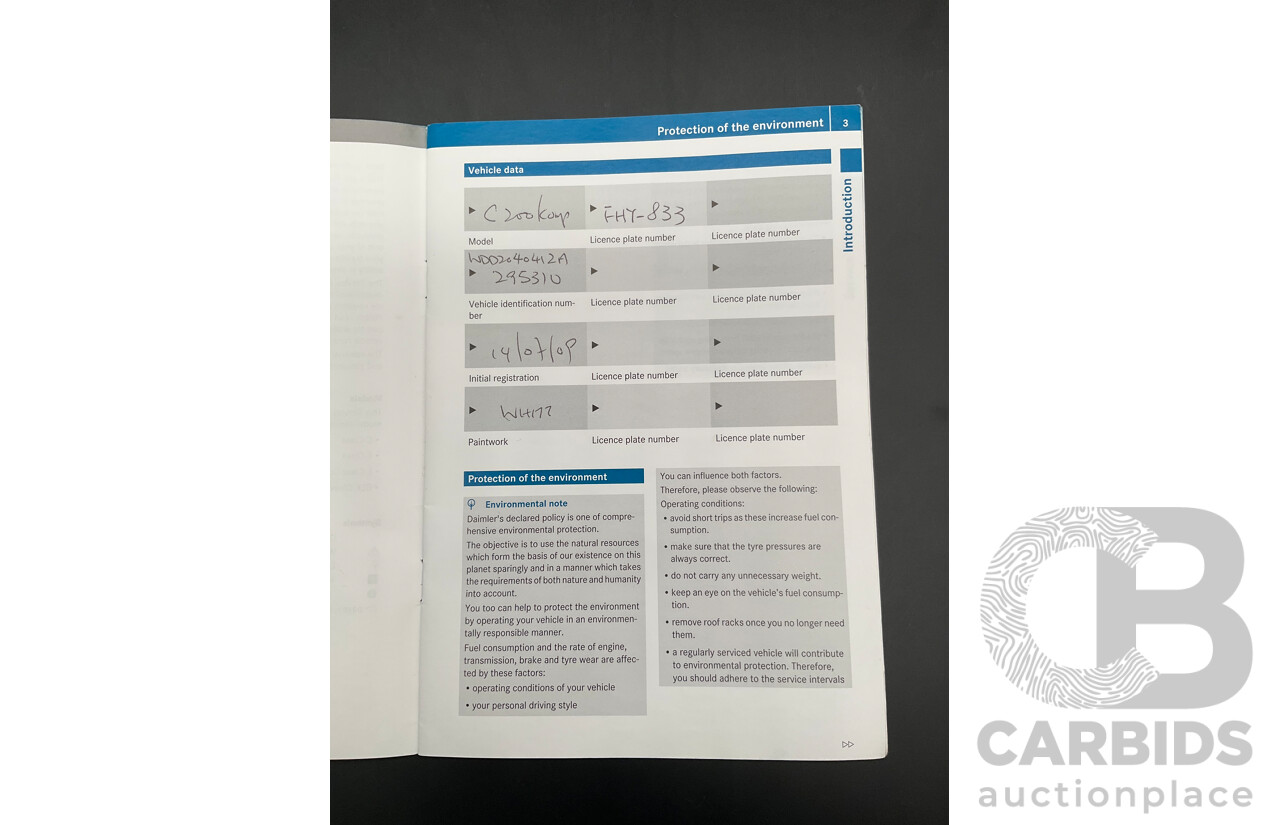 7/2009 Mercedes-Benz C200 Kompressor Avantgarde W204 4d Sedan Calcite White Supercharged 1.8L