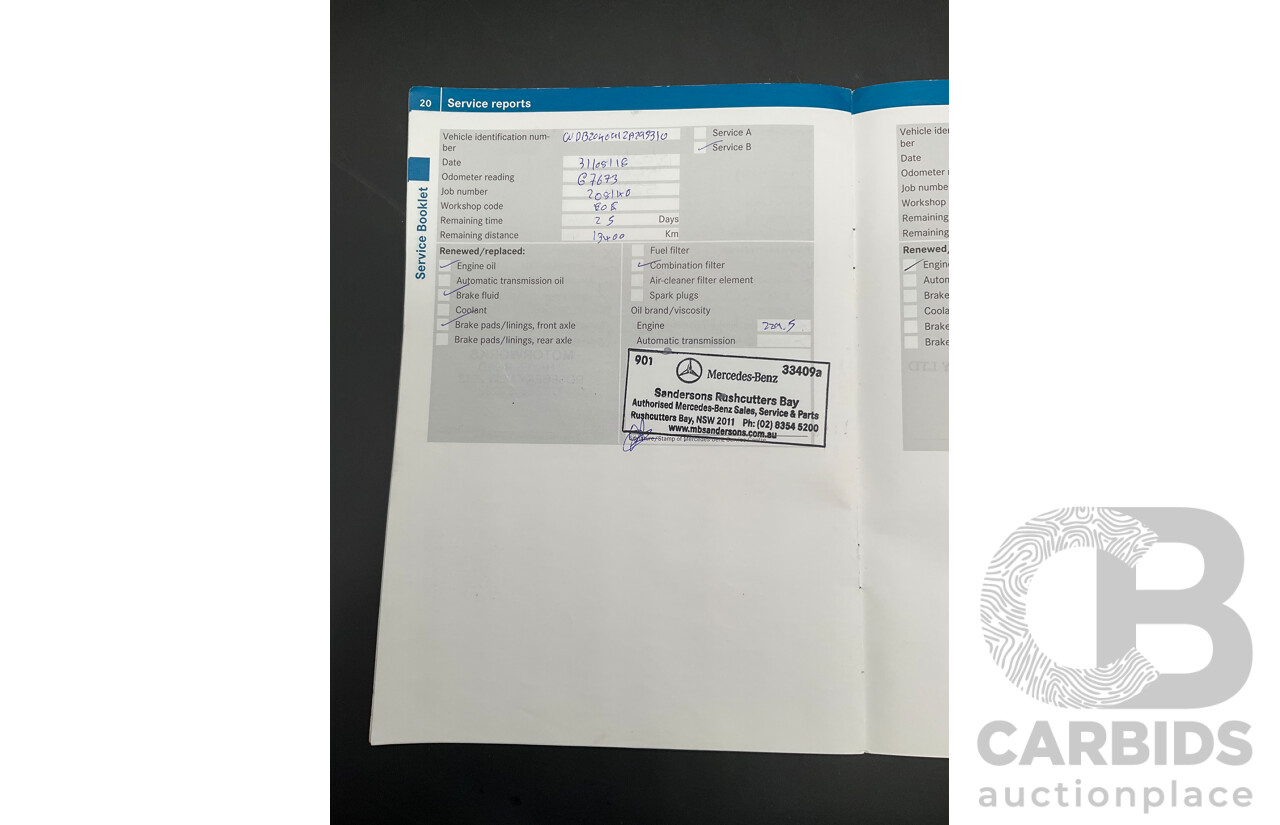 7/2009 Mercedes-Benz C200 Kompressor Avantgarde W204 4d Sedan Calcite White Supercharged 1.8L