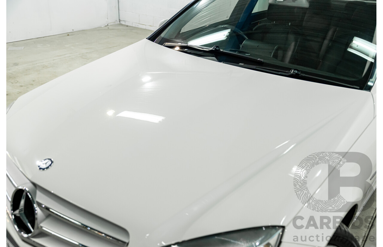 7/2009 Mercedes-Benz C200 Kompressor Avantgarde W204 4d Sedan Calcite White Supercharged 1.8L