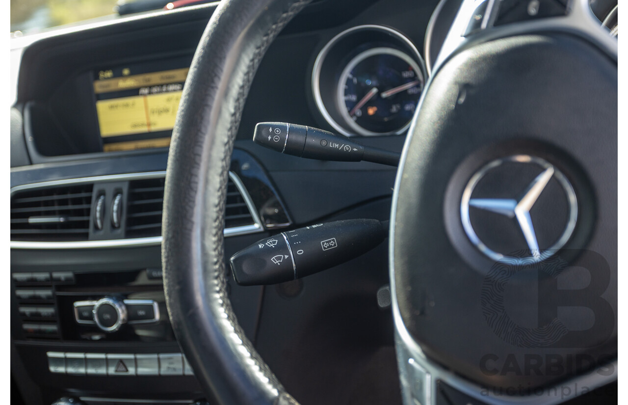 11/2011 Mercedes Benz C63 AMG Performance Package Plus W204 MY11 4d Sedan Calcite White V8 6.3L