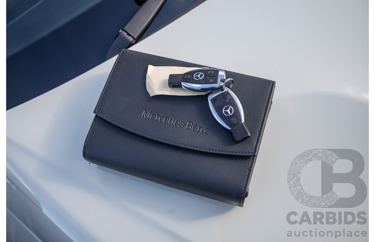 11/2011 Mercedes Benz C63 AMG Performance Package Plus W204 MY11 4d Sedan Calcite White V8 6.3L